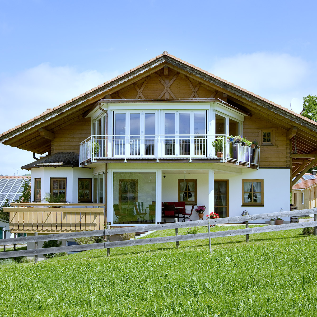 Wintergarten in Hopferbach • Hauser Häuser – Zimmerei Hauser Hopferau ...