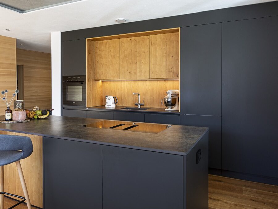 Die Küche mit extra Stauraum