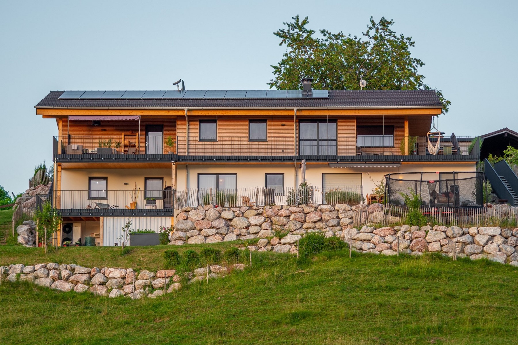 Aussenansicht Holzhaus in Pfronten